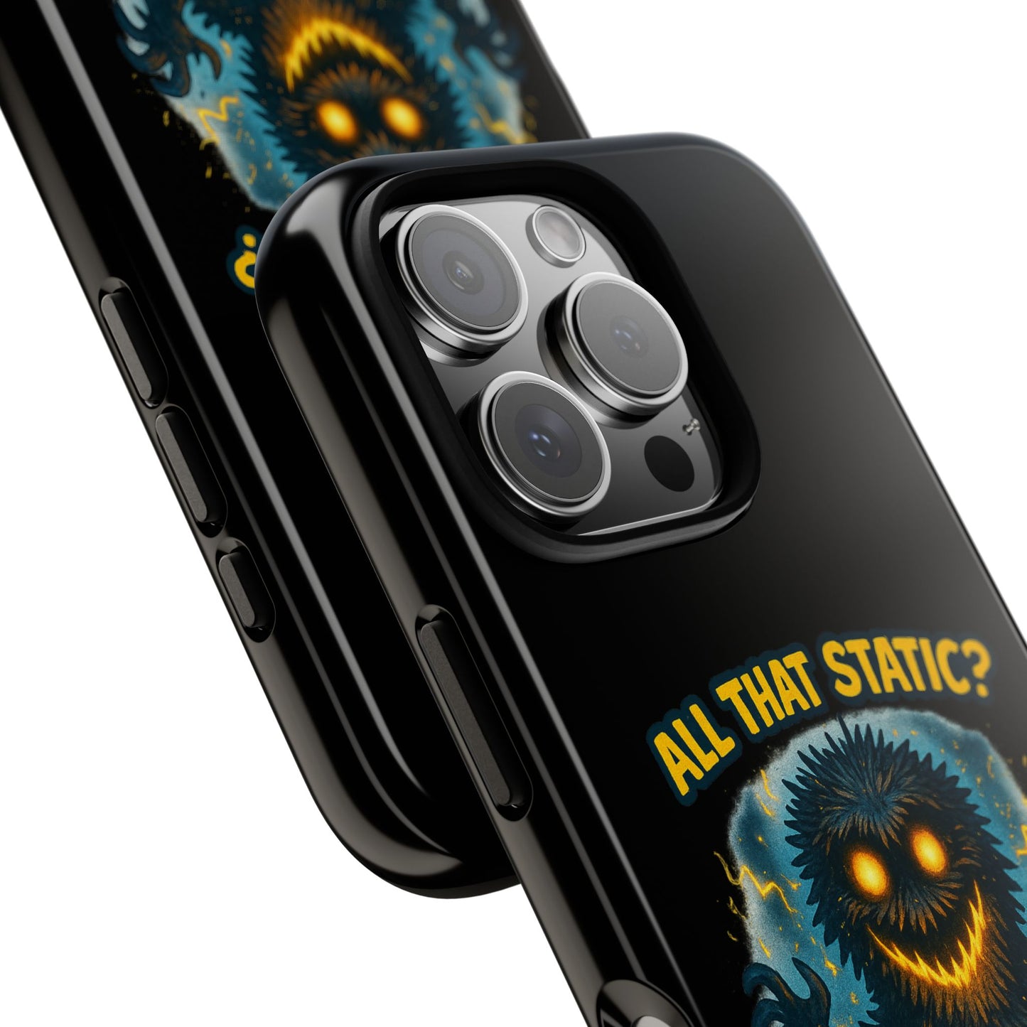Phone Case — 'All That Static? That's Me Charging Up' Cute Monster Protective Case