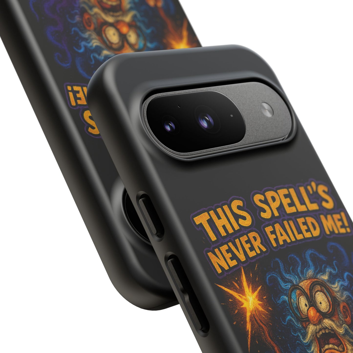 Wizard Phone Case — "This Spell's Never Failed Me!" Funny Magic Protective iPhone Cover
