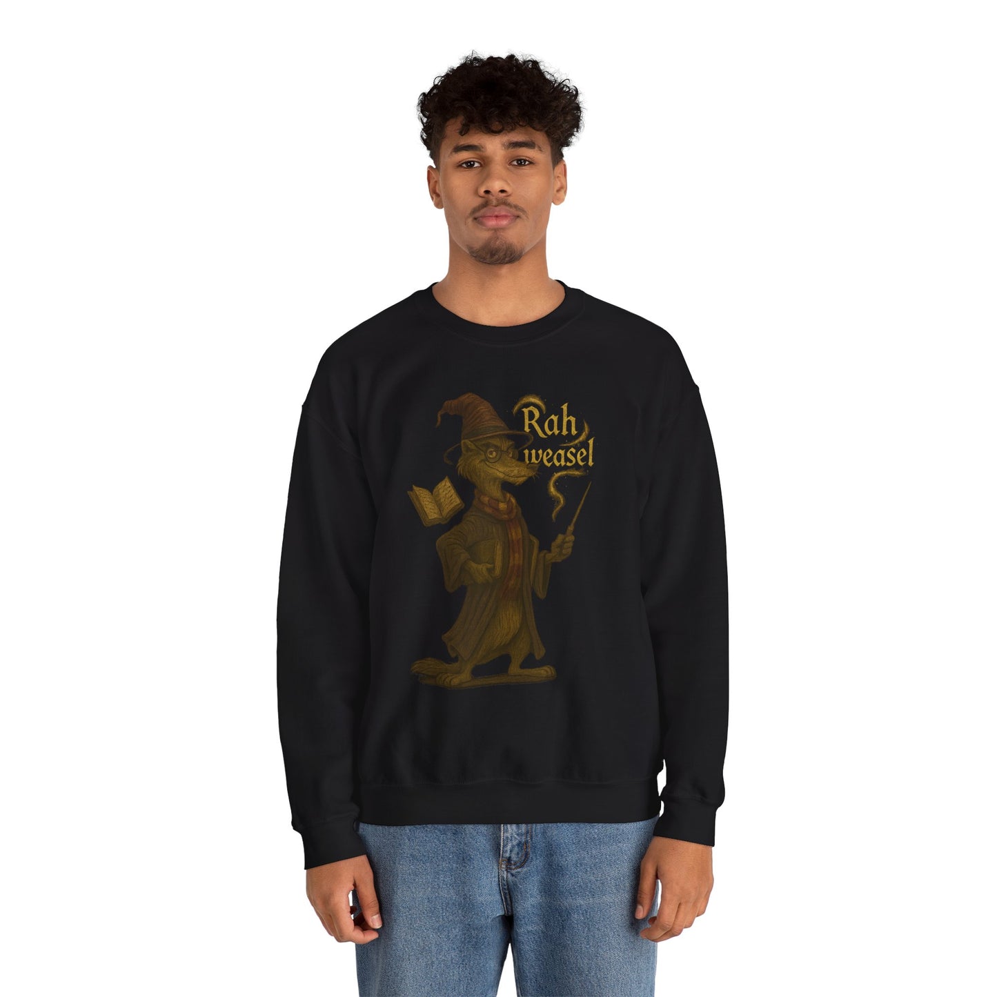 Rah Weasel Crewneck – Wizarding Parody Edition