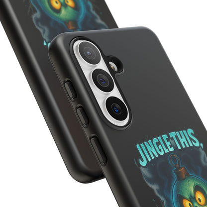 Phone Case - 'Jingle This, Santa' Spooky Holiday Protective Case