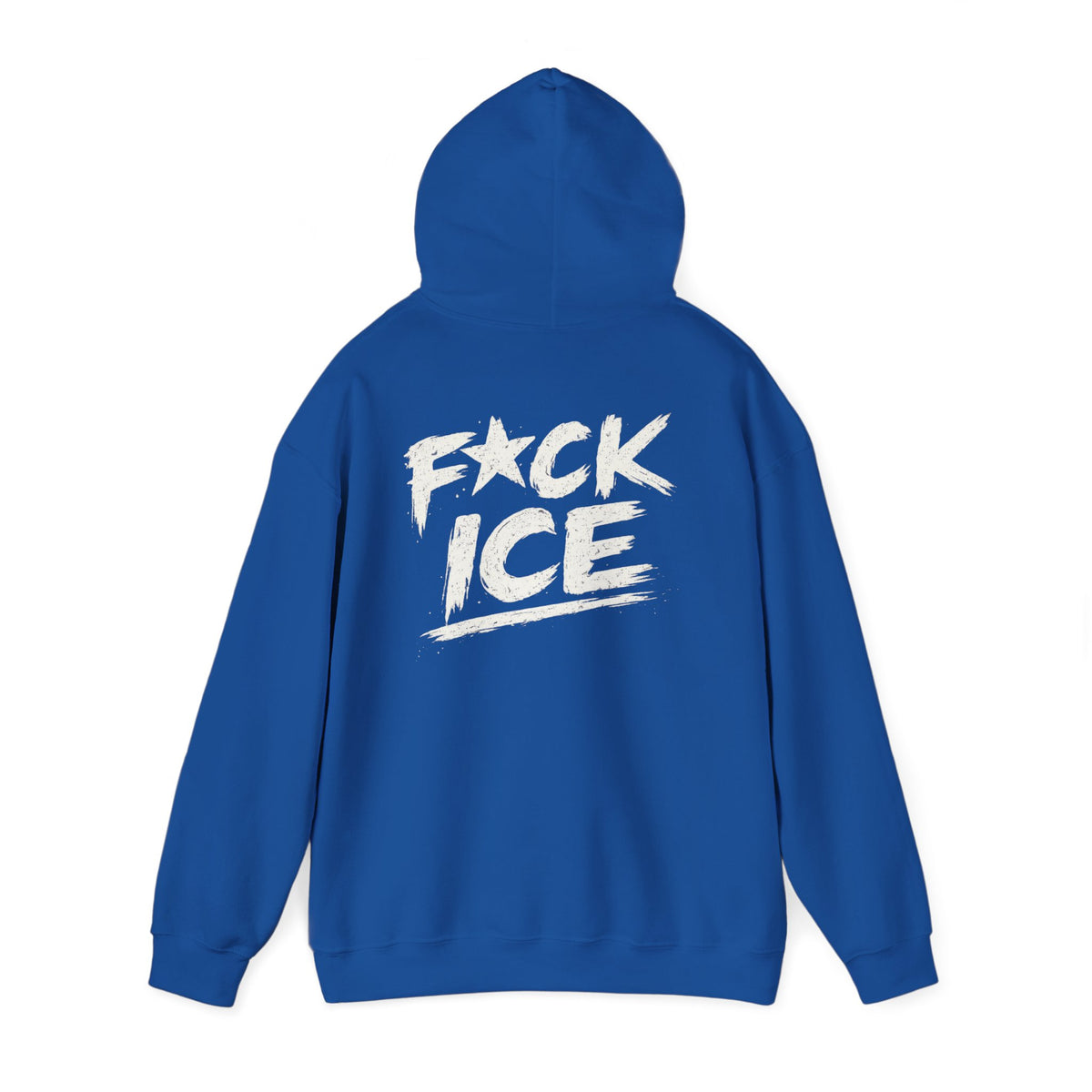 Hoodie — “F*ck Ice” Bold Graphic Back Print Hoodie
