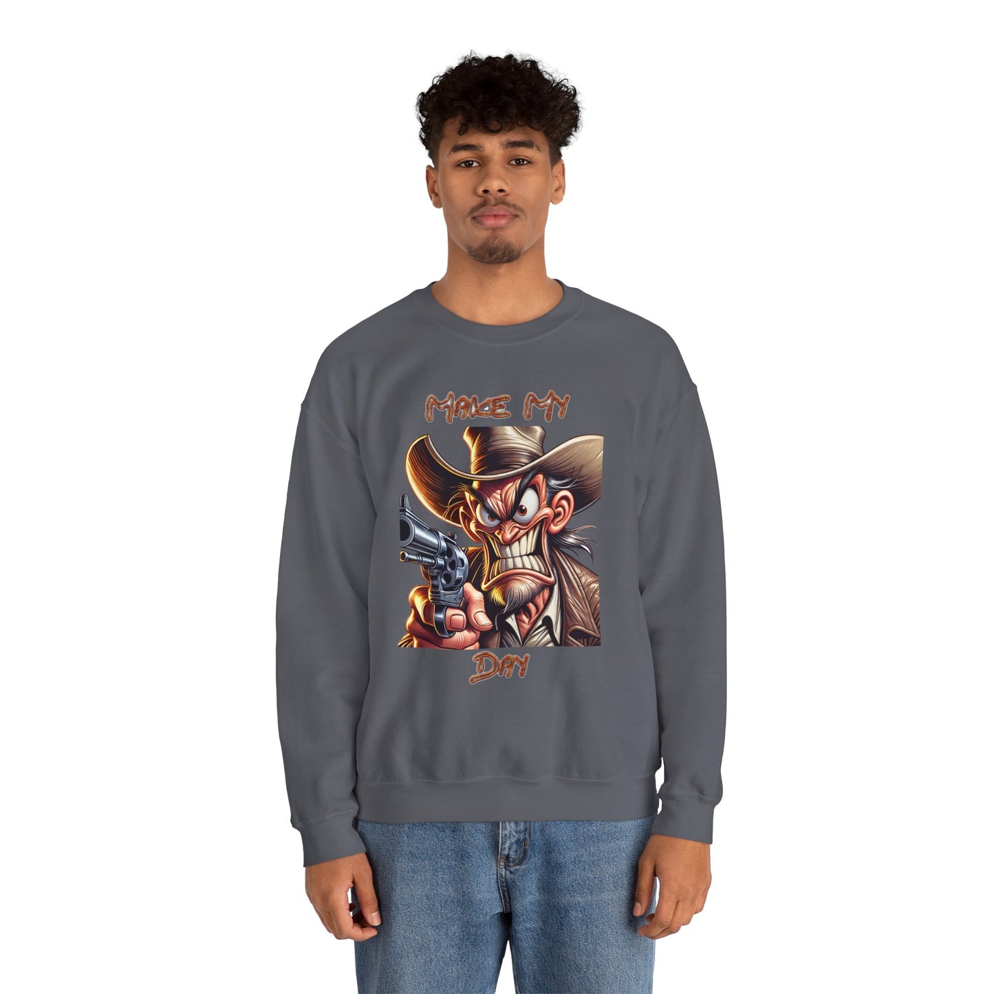 Make My Day Cowboy Crewneck
