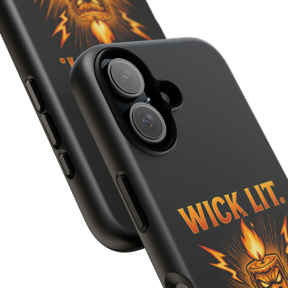 Phone Case — "Wick Lit. Patience Gone." Funny Angry Candle Protective Case