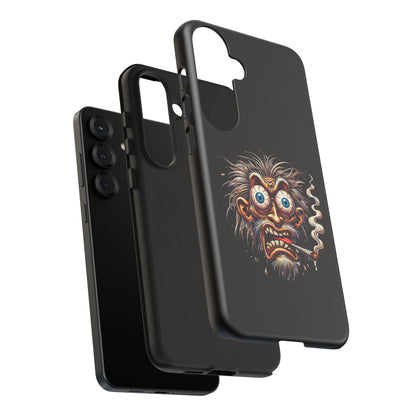 Phone Case — Wild Cartoon Monster Smoking Design