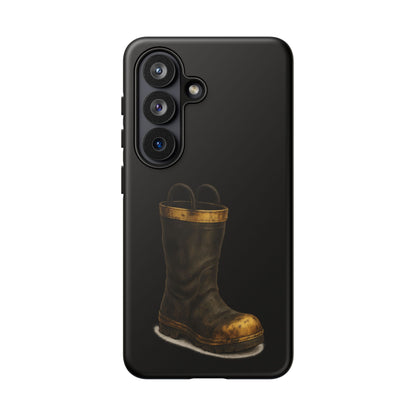Vintage Fire Boot Phone Case — Rugged Protective iPhone Cover