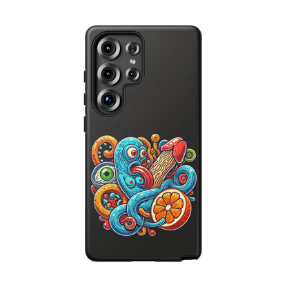 Octopus Surf Phone Case — Colorful Nautical Art Protective Phone Cover