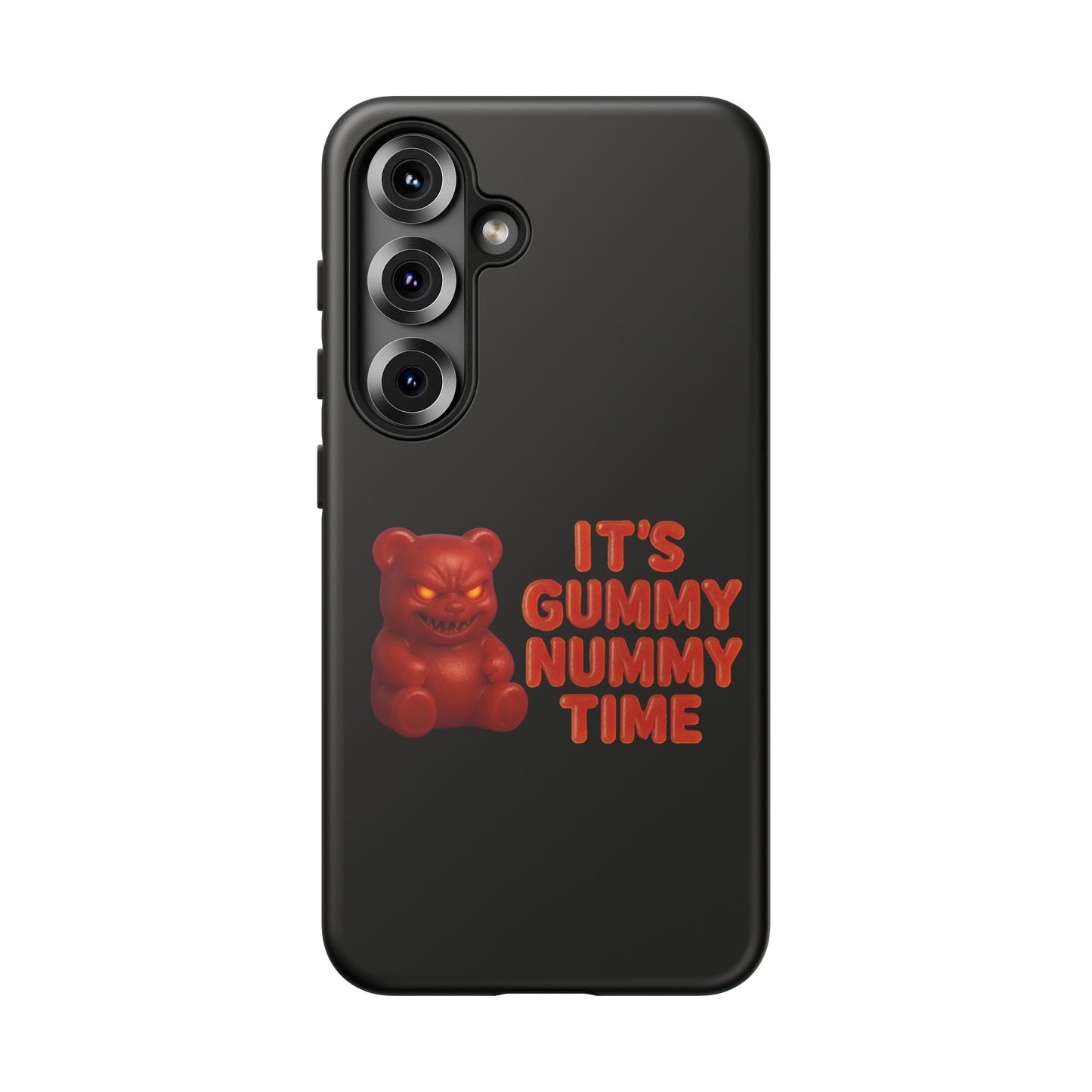 Phone Case — "It's Gummy Nummy Time" Red Gummy Bear Protective Case