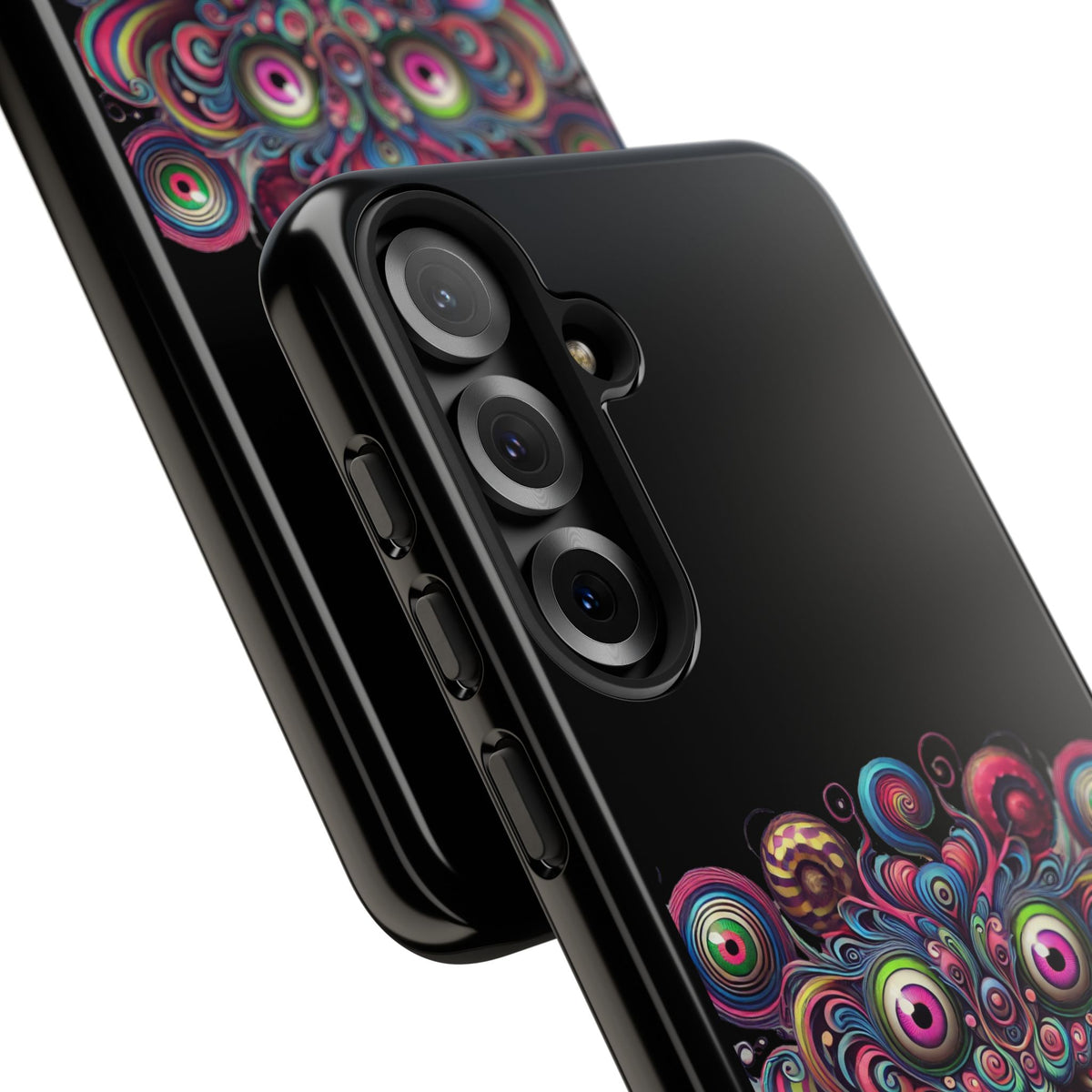 Psychedelic Smiling Eye Cluster Phone Case