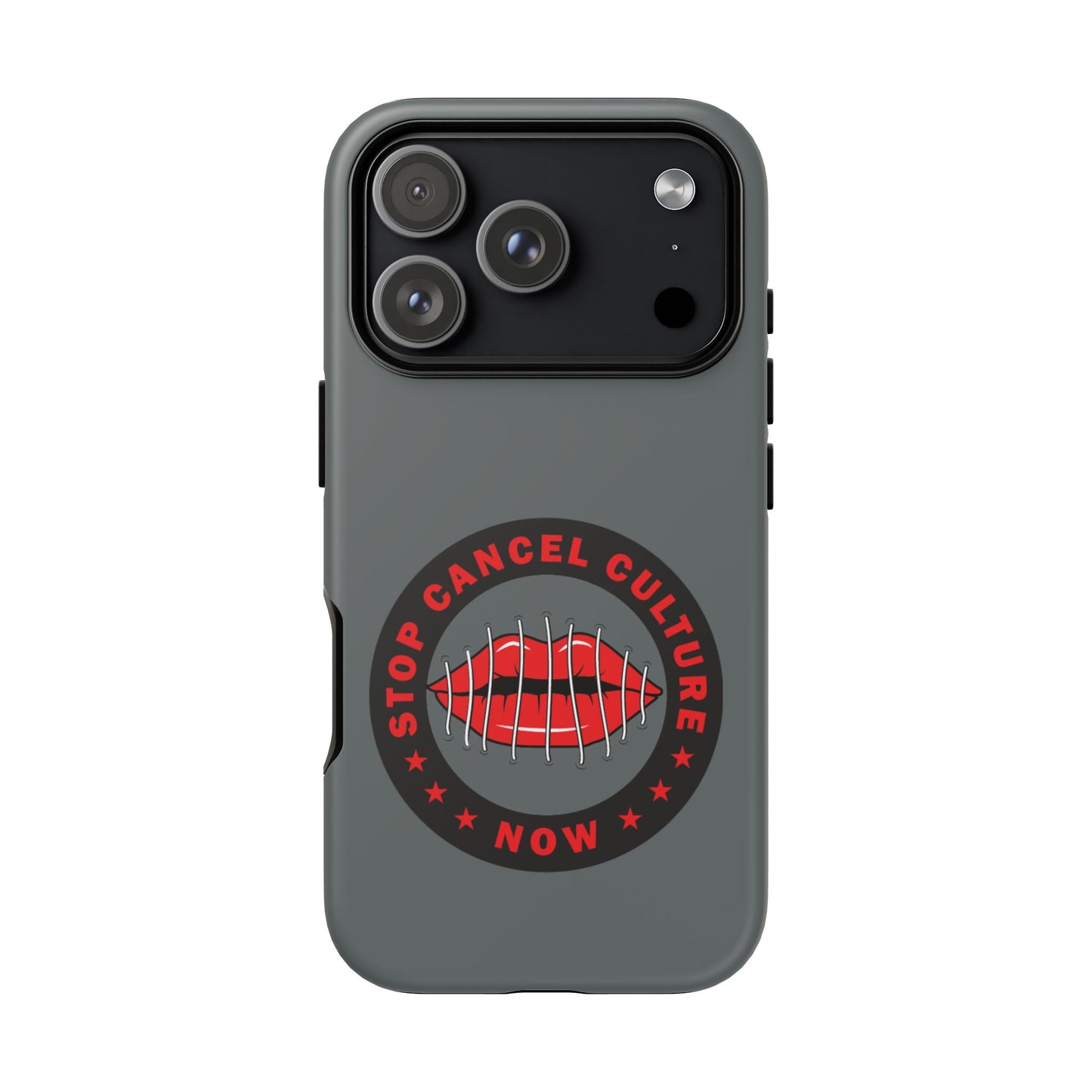 Phone Case — "Stop Cancel Culture Now" Graphic Tough Protective Case