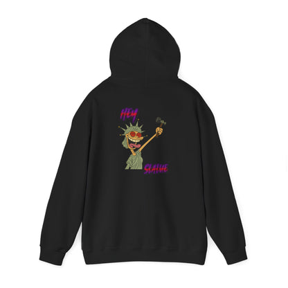 Statue of Liberty Cartoon Hoodie – 'Party Statue' Funny NYC Pride Sweatshirt
