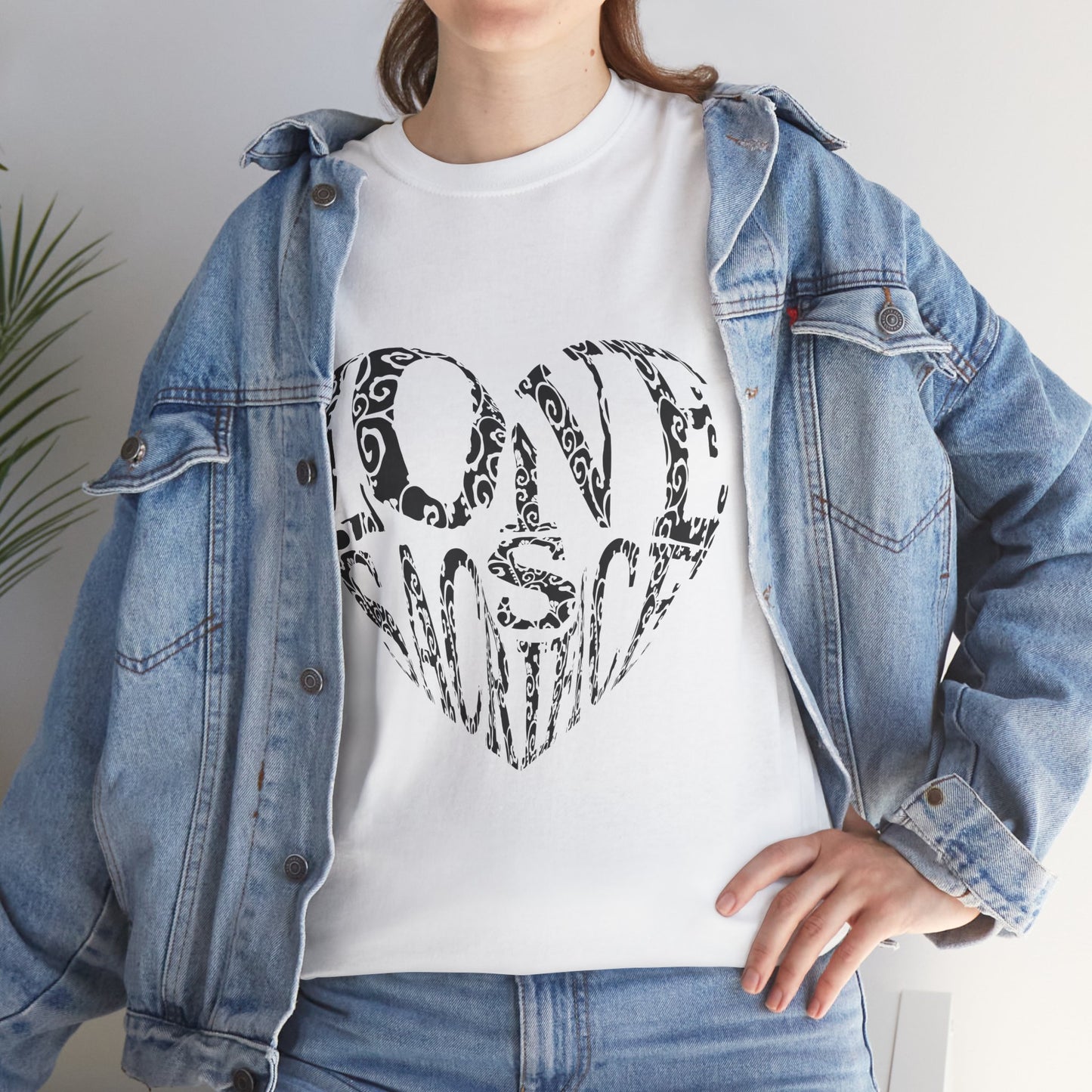 "Love" Artistic Heart T-Shirt