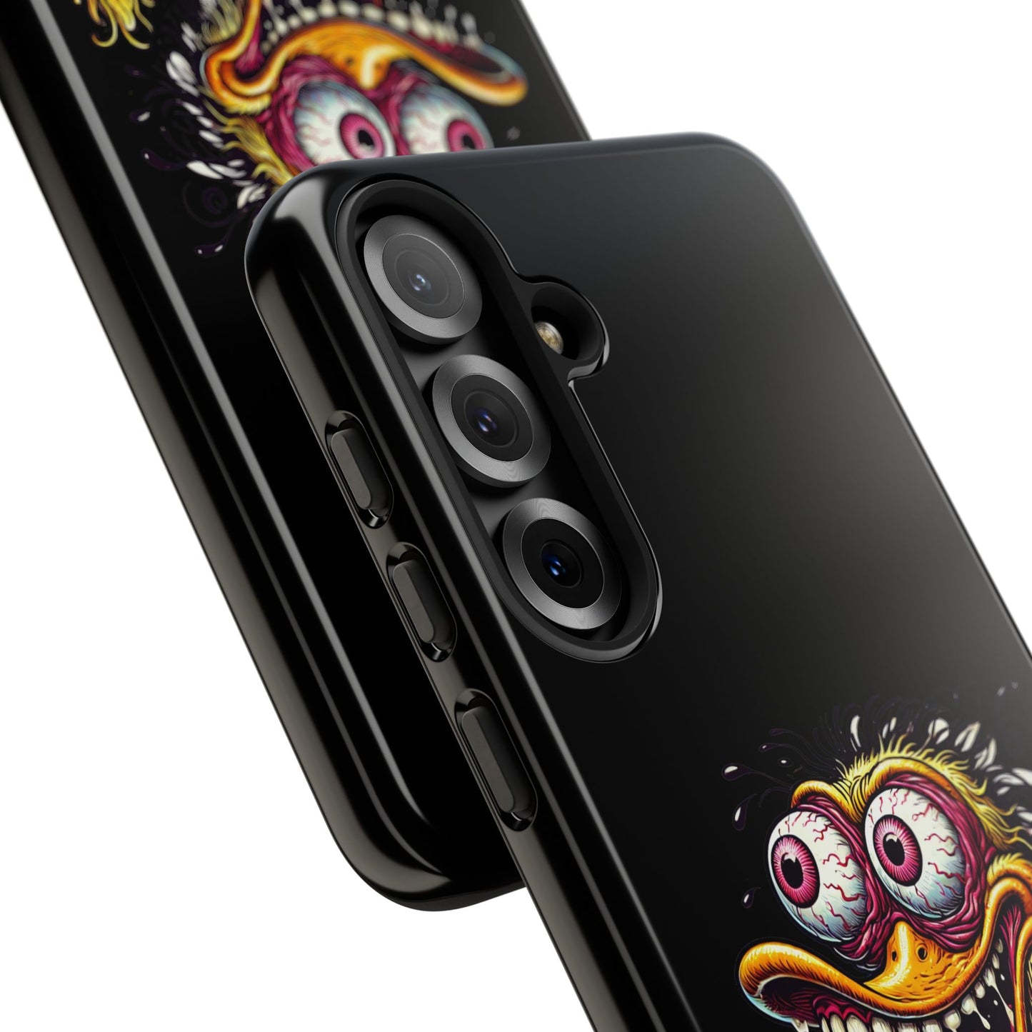 Duck Monster Phone Case — Crazy Cartoon Eye Duck Shock Design Tough Case