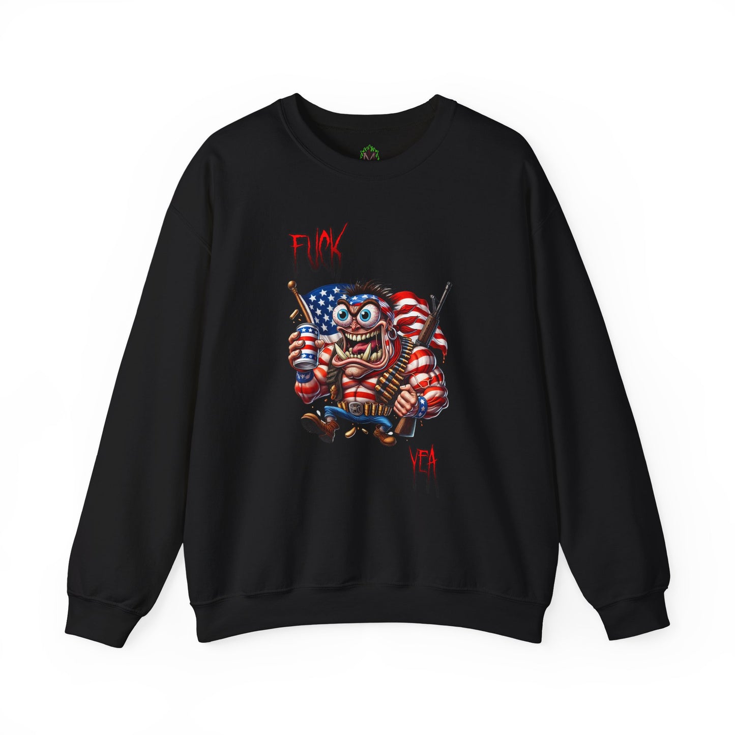 Freedom Maniac “F*** Yea” Crewneck Sweatshirt