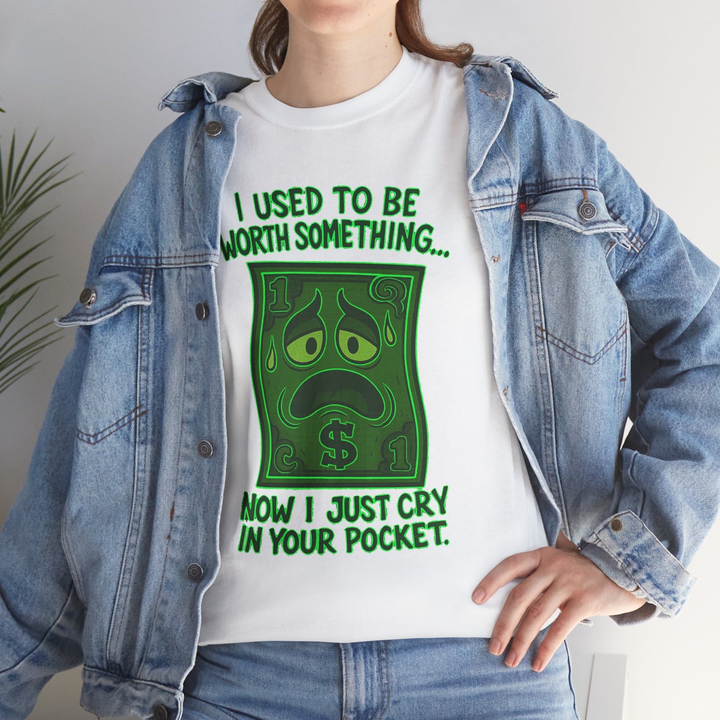 Crying Dollar – Inflation Got Me Down Tee