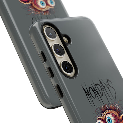 Mondays Zombie Character Phone Case – Funny Groggy Coffee Phone Cover