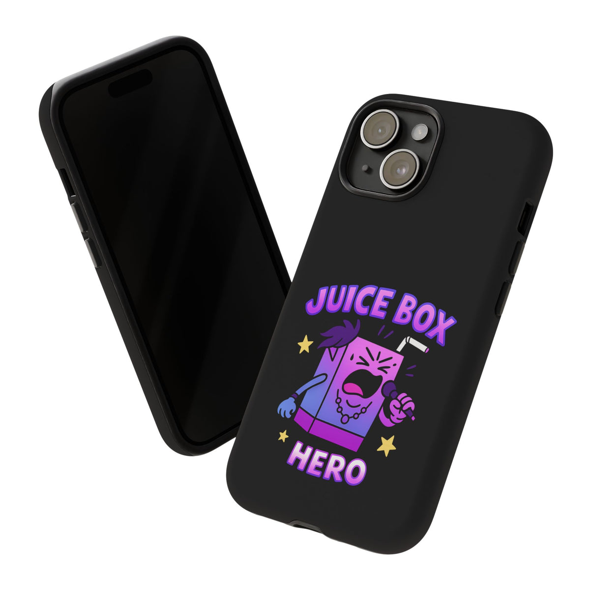 Phone Case — 'Juice Box Hero' Cute Cartoon Protective Cover