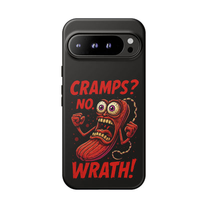 Phone Case — "Cramps? No, Wrath!" Retro Hot-Pepper Graphic