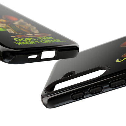 Phone Case — Funny Cartoon Rat "Oops That Wasn't Cheese" Protective Cover