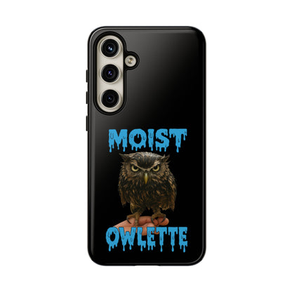 Moist Owlette Phone Case — Funny Owl Graphic Protective Case