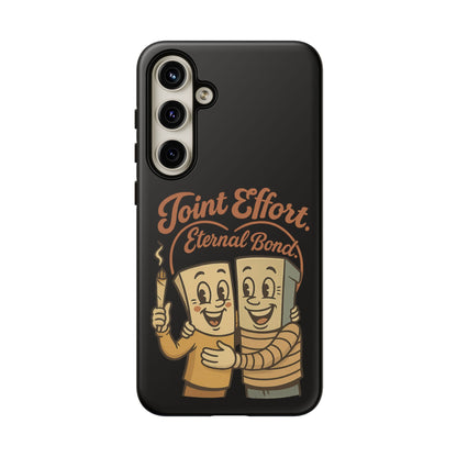 Phone Case — "Joint Effort Eternal Bond" Retro Cannabis Matchstick Design