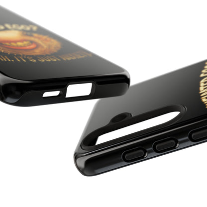 Phone Case — "Inflated Ego? Nah, It's Just Anxiety" Funny Pufferfish Design