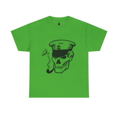 Dead Admiral Skull – Smoking Sailor Skeleton Tee