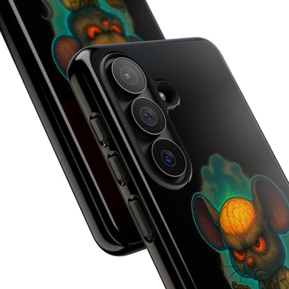 Phone Case — 'You'll Be Cheese in the Simulation' Angry Detective Mouse Graphic
