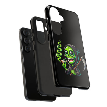 Grinning Green Reaper Phone Case