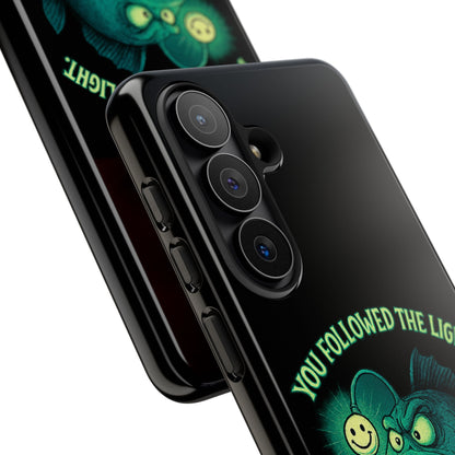 Anglerfish Phone Case – “You Followed The Light, That’s On You” Glow Horror Protective Case