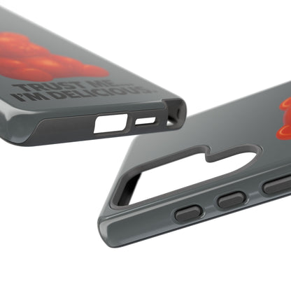 Phone Case — Red Gummy Bear 'Trust Me... I'm Delicious' Protective Case