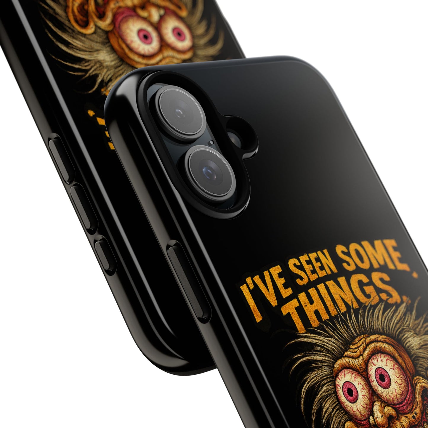 Funny Retro Monster Phone Case — "I've Seen Some Things, Most Of Them Were Me"