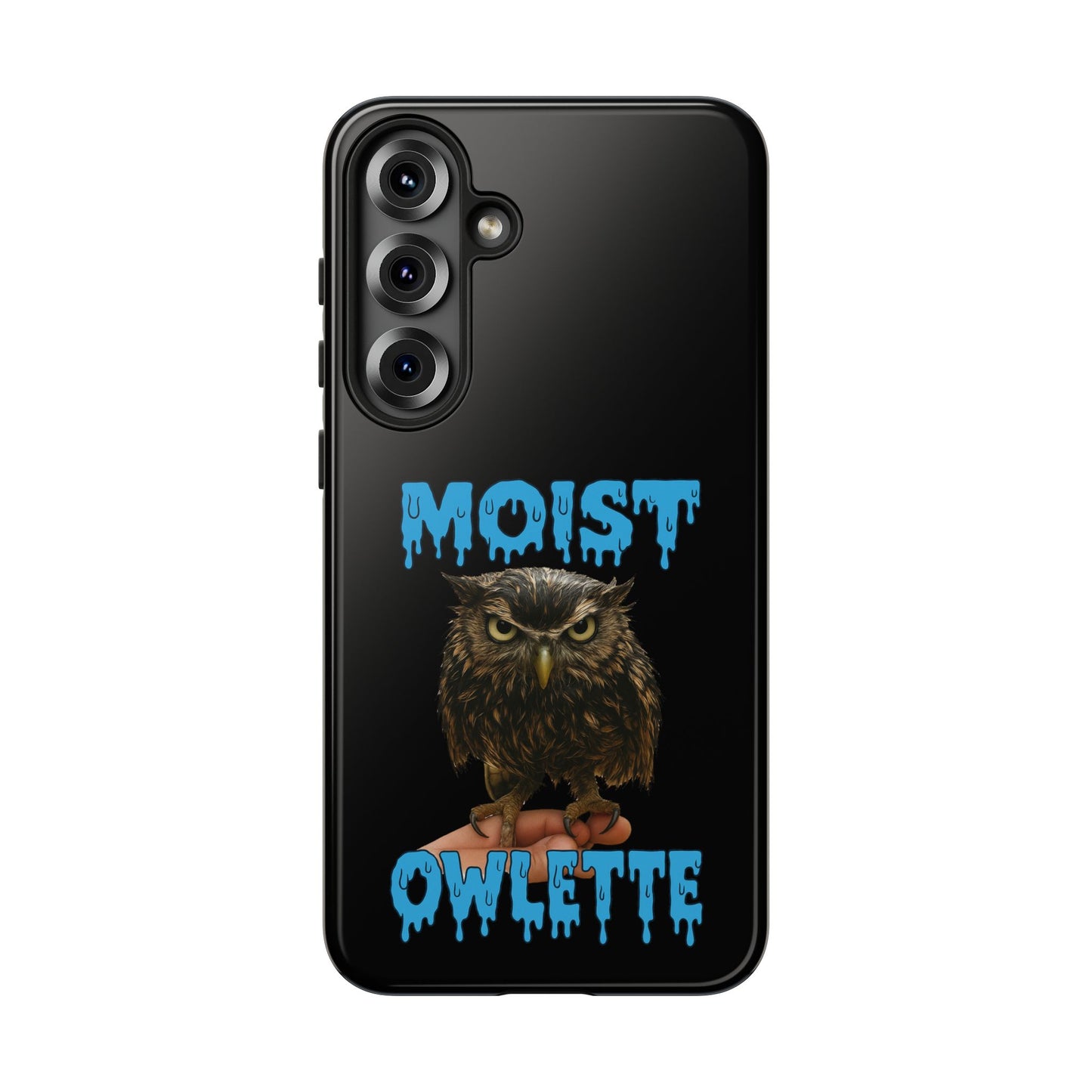 Moist Owlette Phone Case — Funny Owl Graphic Protective Case