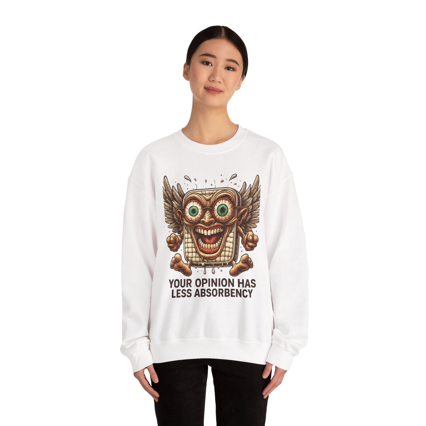 Your Opinion Has Less Absorbency – Flying Maxipad Sweatshirt