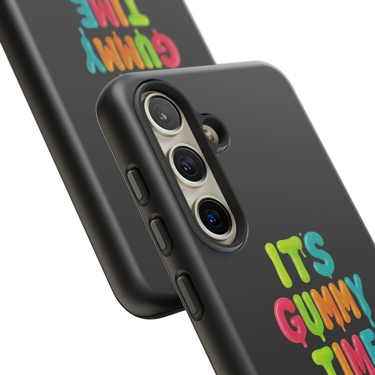 Phone Case — "It's Gummy Time" Rainbow Gummy Bear Protective Cover