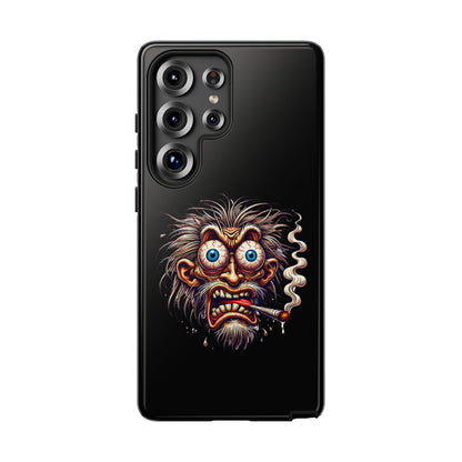 Phone Case — Wild Cartoon Monster Smoking Design