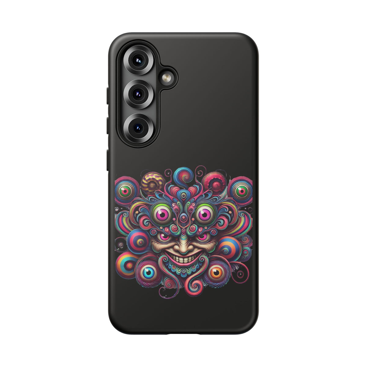 Psychedelic Smiling Eye Cluster Phone Case