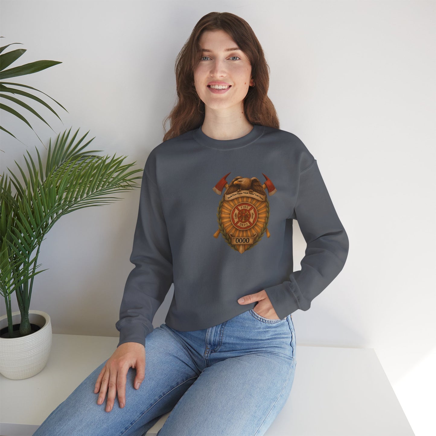 Firefighting: Not a Job, a Brotherhood Crewneck Sweatshirt