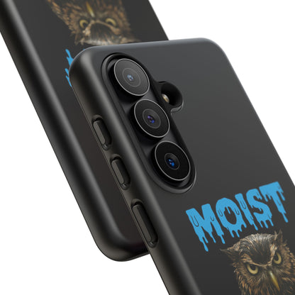 Moist Owlette Phone Case — Funny Owl Graphic Protective Case