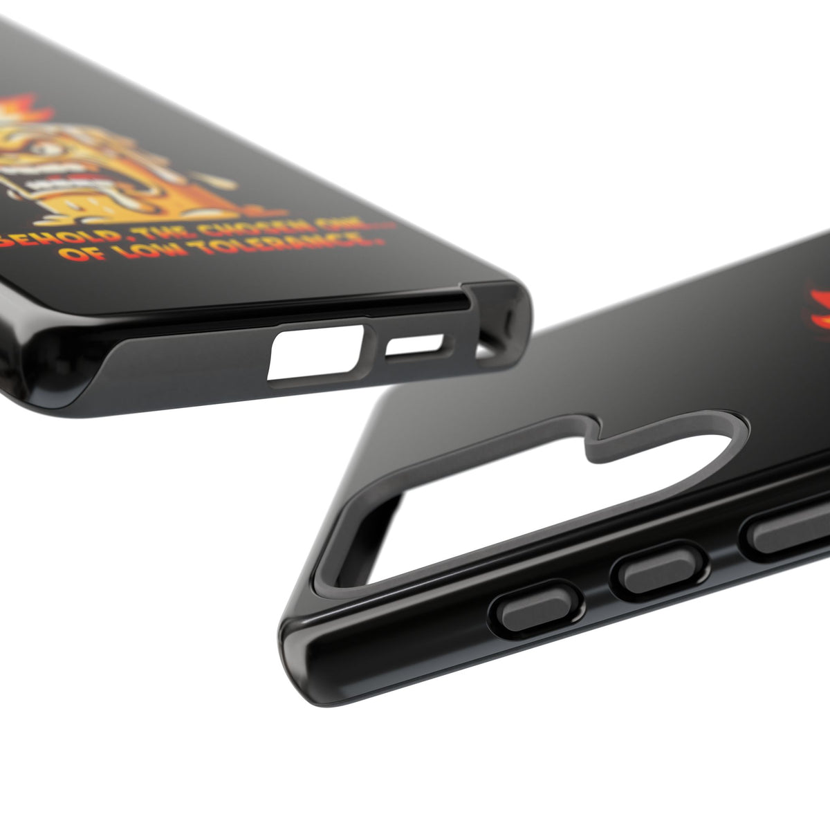 Phone Case — Angry Flaming Candle “Behold, the Chosen One… of Low Tolerance”