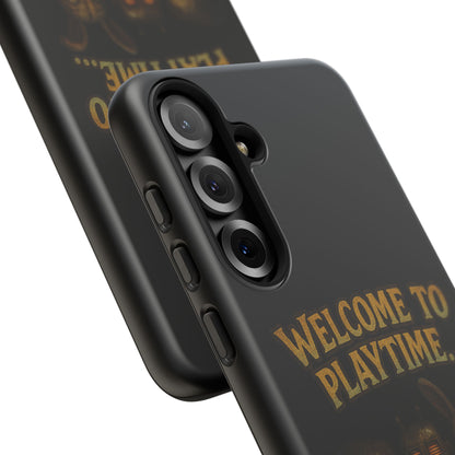 Phone Case — "Welcome to Playtime... Permanently." Horror Game Character Protective Case