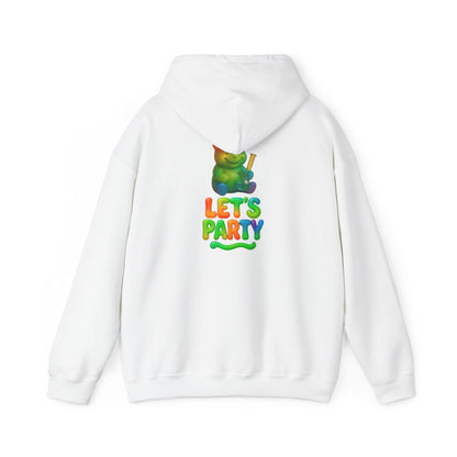 Hoodie — Colorful 'Let's Party' Gummy Bear Graphic Hoodie
