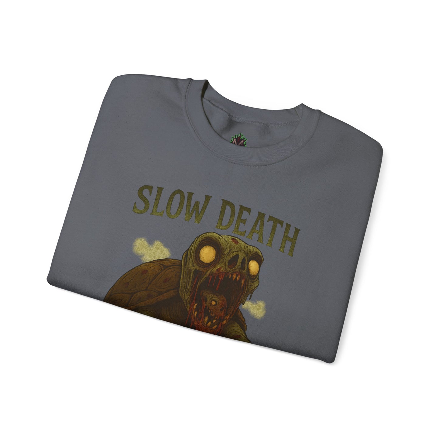 Slow Death Hits Harder – Undead Turtle Sweatshirt