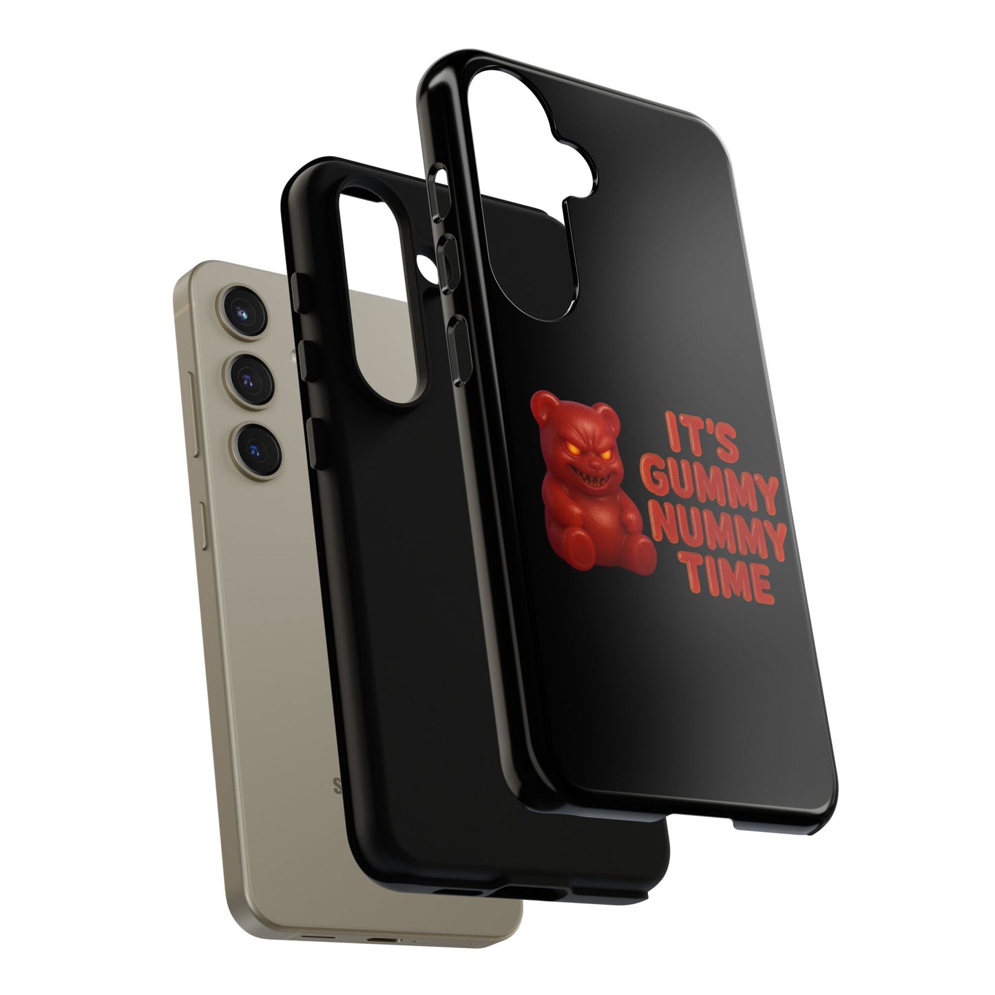 Phone Case — "It's Gummy Nummy Time" Red Gummy Bear Protective Case