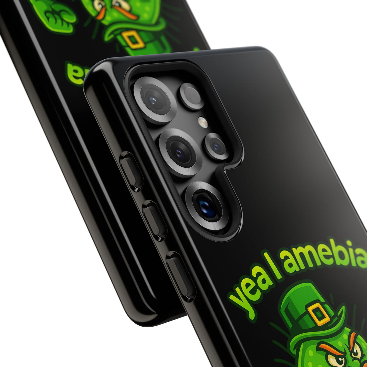 Phone Case – “Yea I Amebia, Amebia Your Face” St. Patrick’s Day Funny Amoeba Design
