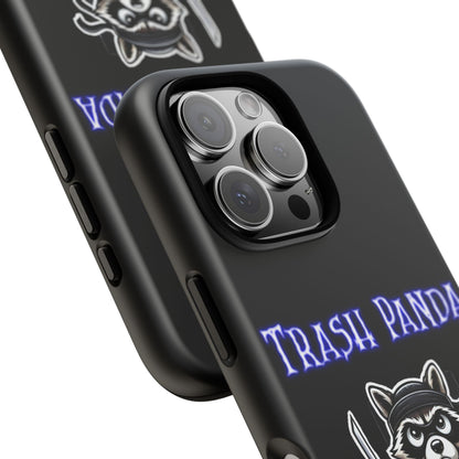 Trash Panda Ninja Phone Case — Cute Raccoon Warrior Protective Case