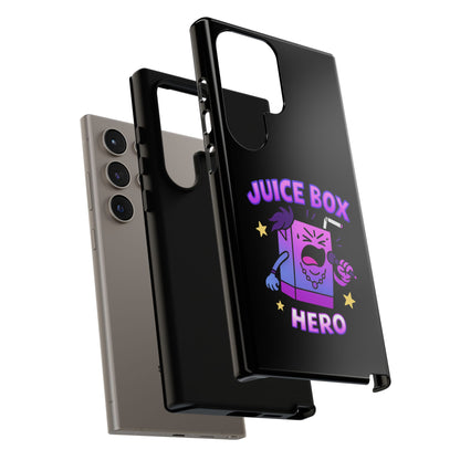 Phone Case — 'Juice Box Hero' Cute Cartoon Protective Cover