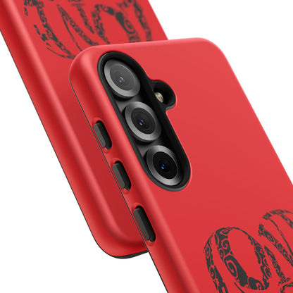 Red 'Love Justice' Heart Phone Case — Protective iPhone Cover, Valentine’s Gift
