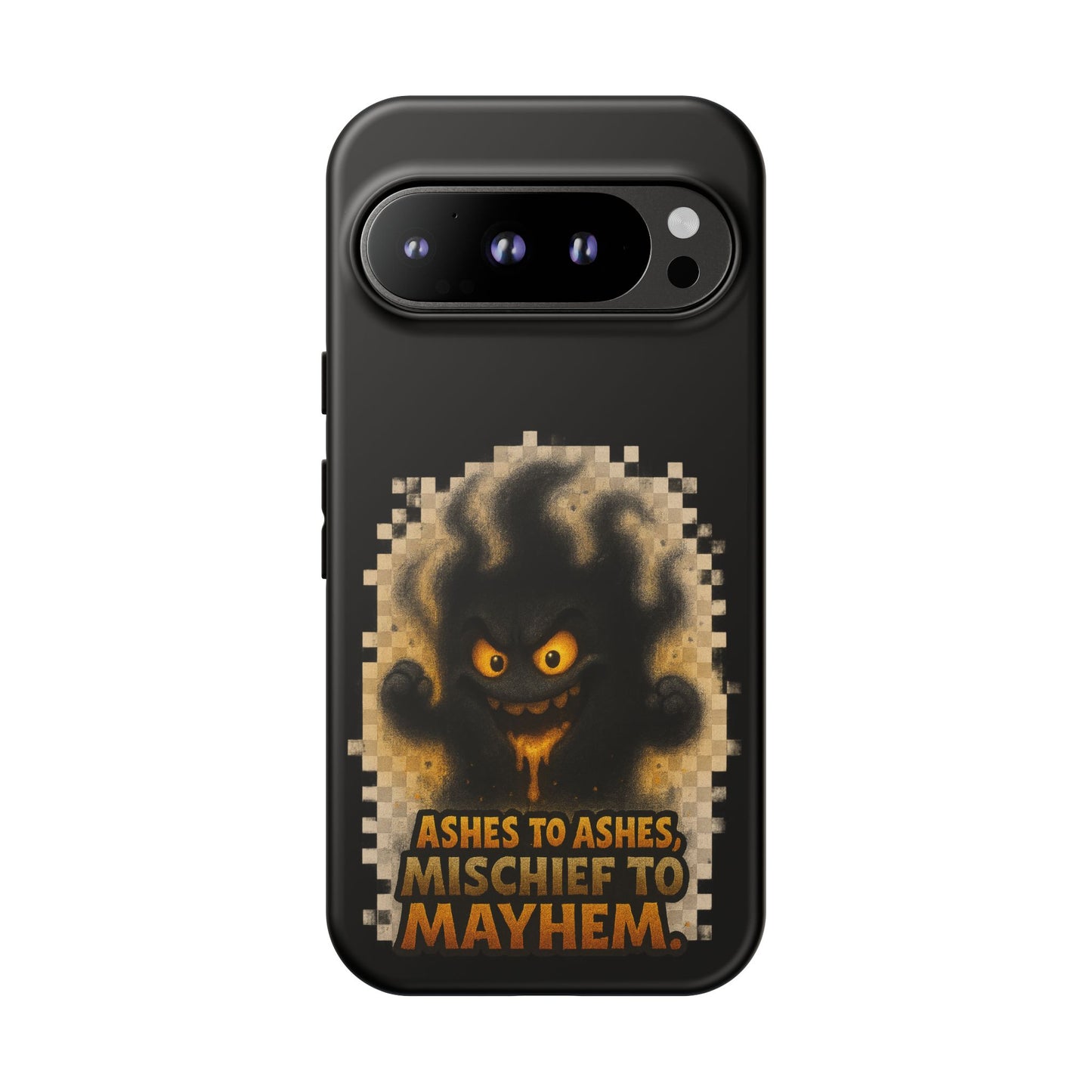 Phone Case — 'Ashes to Ashes, Mischief to Mayhem' Spooky Ghost Protective Case