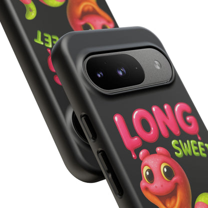 Phone Case — "Long Sweet Sticky" Cute Candy Snake Protective Case