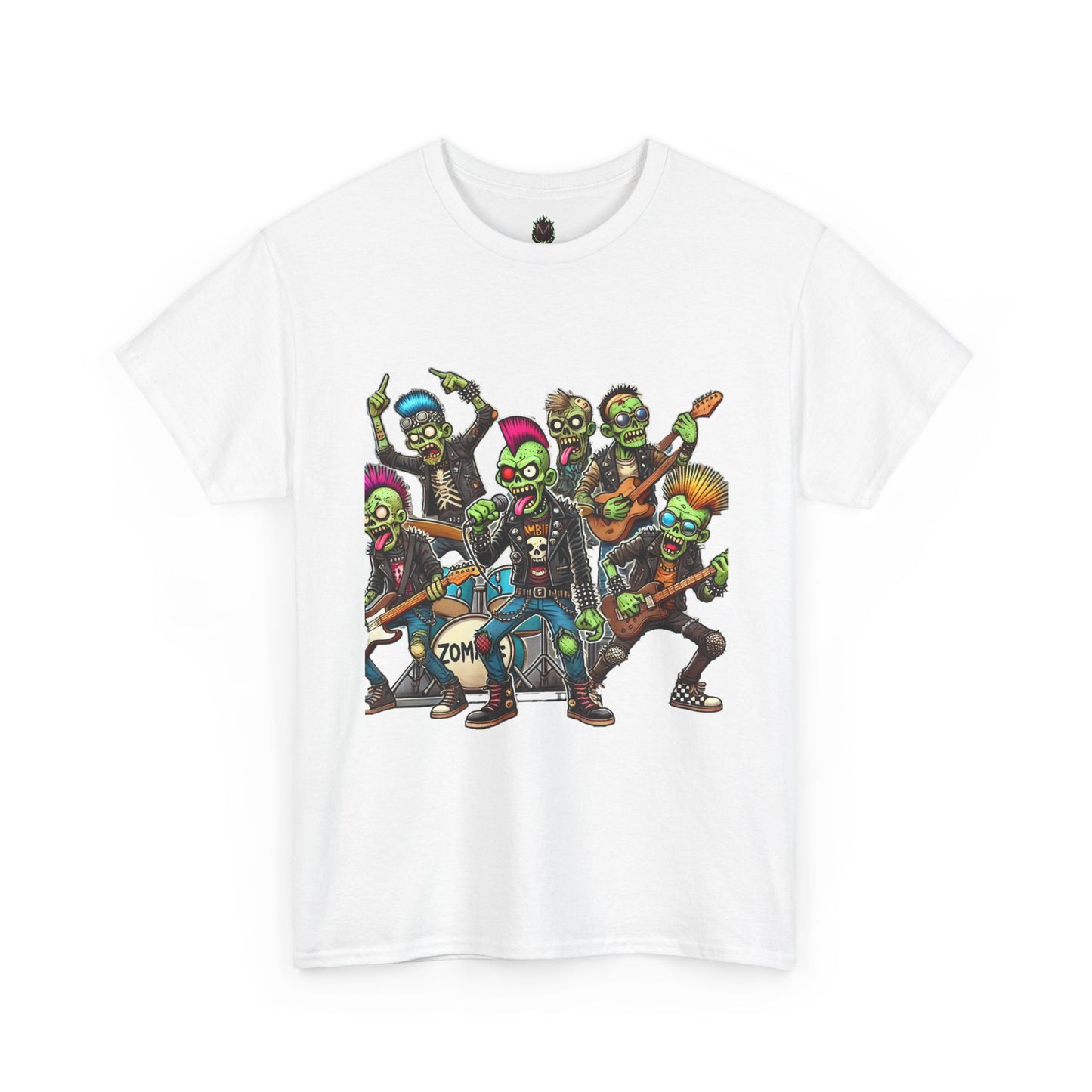 Zombie Rock Band T-Shirt — Funny Halloween Concert Tee